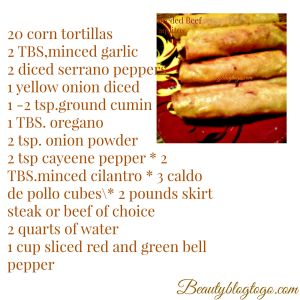 beef taquitos recipe